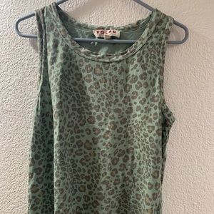 Anthropologie Leopard Print Tank Top
